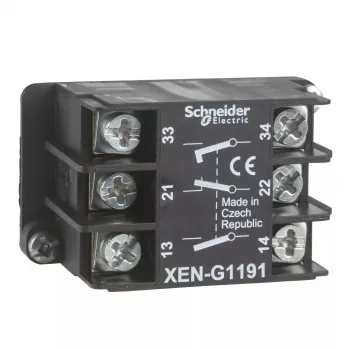 Apukosketin Schneider Electric XENG1191, musta, apukosketinmoduuli