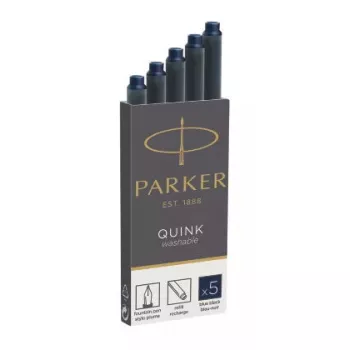 Parker 1950385 mustepatruuna musta, sininen 5 kpl