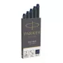 Parker 1950385 mustepatruuna musta, sininen 5 kpl