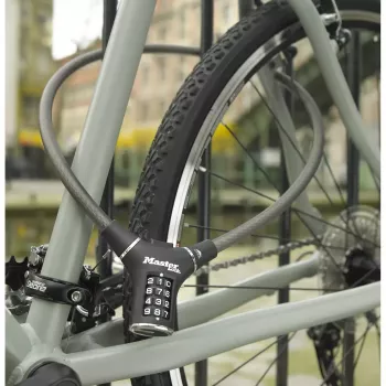 Vaijerilukko MASTER LOCK 8229EURDPRO musta 0,9 m