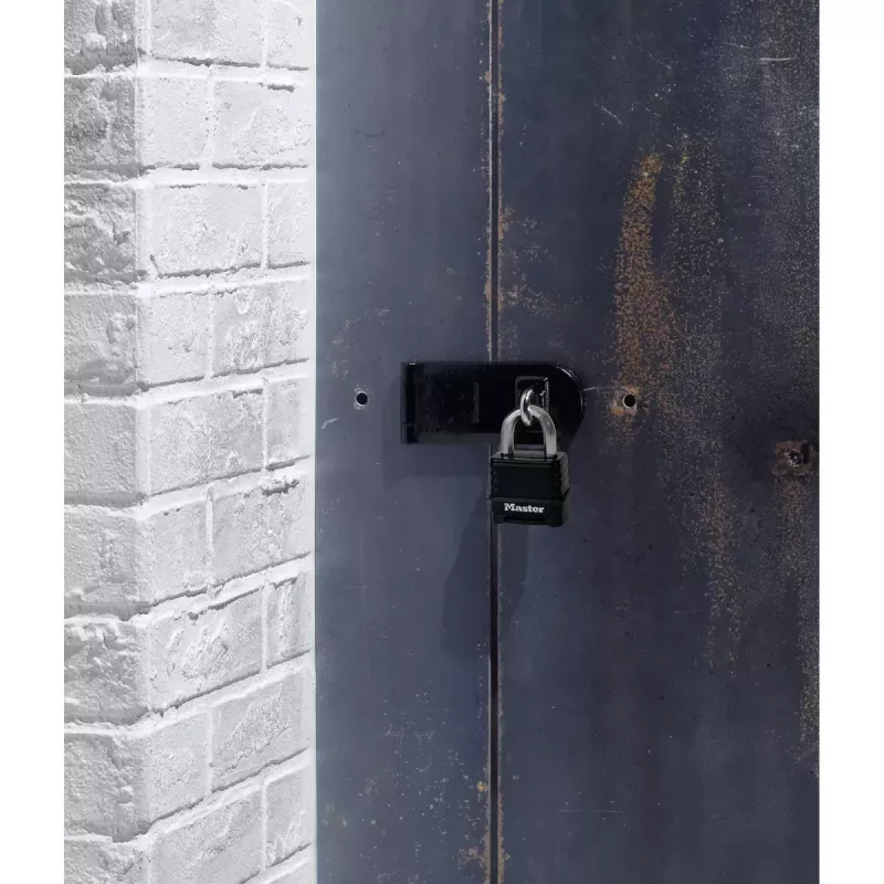 Riippulukko MASTER LOCK M178EURD 57 mm leveä Excell-sinkkirunko itsesäätyvä yhdistelmä musta