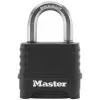 Riippulukko MASTER LOCK M178EURD 57 mm leveä Excell-sinkkirunko itsesäätyvä yhdistelmä musta