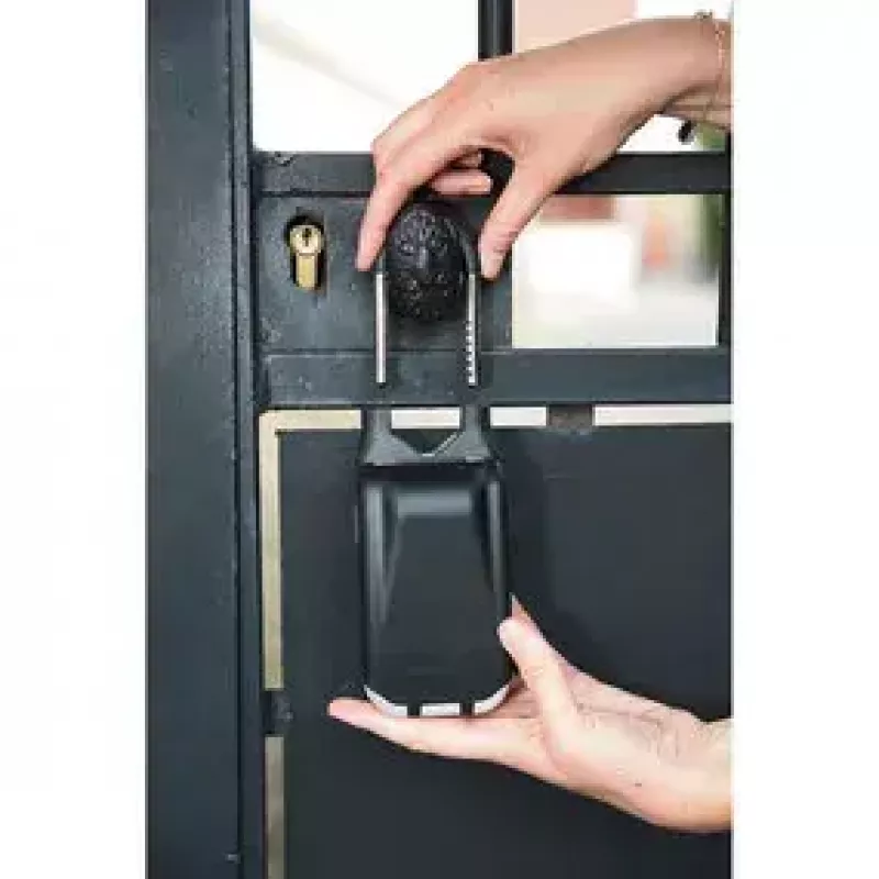 Kannettava kassakaappi MASTER LOCK 5420EURD yhdistelmälukko harmaa