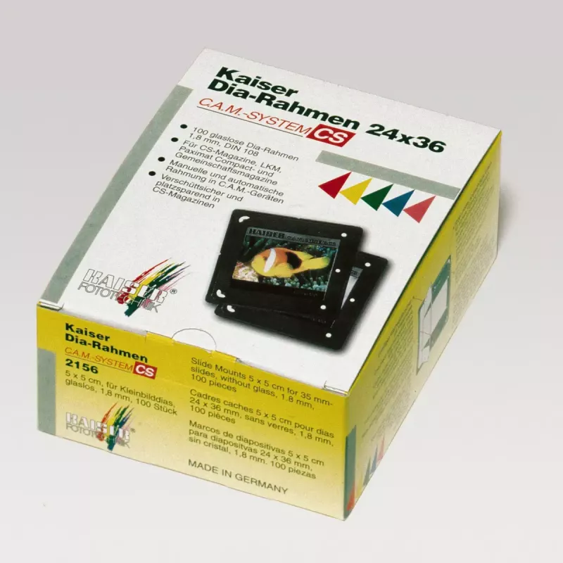 Diankehykset Kaiser Fototechnik C.A.M./CS 5x5 cm musta