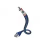 Verkkokaapeli Inakustik 004803005 RJ-45 Cat6 0,5 m sininen hopea