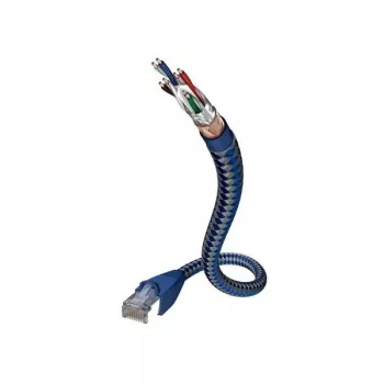 Verkkokaapeli Inakustik 00480303 RJ-45 Cat6 3 m sininen hopea