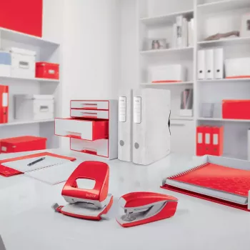 Leitz WOW -kirjoitusalusta A4 metalli polyfoam punainen 75 arkkia