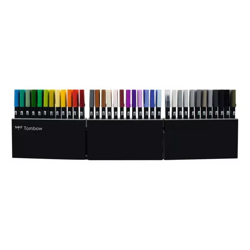 Tombow ABT-108C -tussi 107 kpl sivellin- ja hienokärki monivärinen