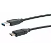 USB-kaapeli Schwaiger CK 3141 USB 3.2 Gen 1 1 m USB A USB C musta
