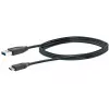 USB-kaapeli Schwaiger CK 3141 USB 3.2 Gen 1 1 m USB A USB C musta