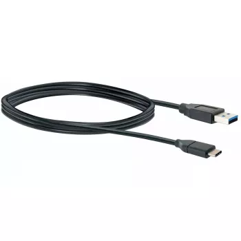USB-kaapeli Schwaiger CK 3141 USB 3.2 Gen 1 1 m USB A USB C musta