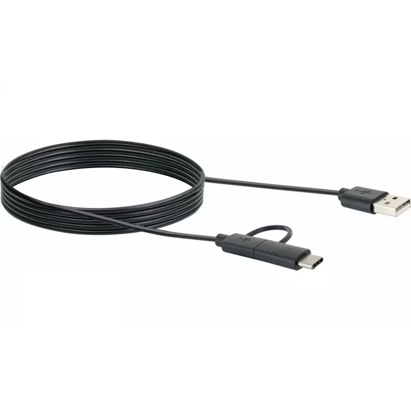 Schwaiger USB-kaapeli CK 3112 USB 2.0 1 m USB A Micro-USB B musta