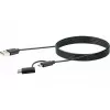 Schwaiger USB-kaapeli CK 3112 USB 2.0 1 m USB A Micro-USB B musta