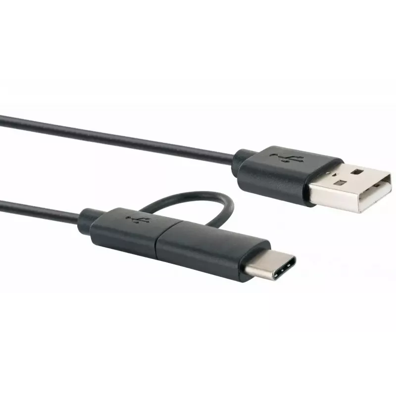 Schwaiger USB-kaapeli CK 3112 USB 2.0 1 m USB A Micro-USB B musta