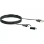 Schwaiger USB-kaapeli CK 3112 USB 2.0 1 m USB A Micro-USB B musta