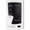 Verkkokaapelitesteri Schwaiger NWM1 531 RJ-11 RJ-45 musta valkoinen