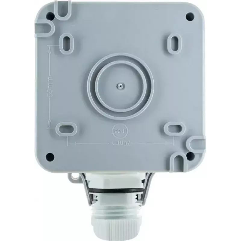 Pistorasia Schwaiger SOAD0100 harmaa IP66 230V 16A