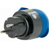 Pistorasia Schwaiger SOAW0044 sininen harmaa IP44 230V 16A
