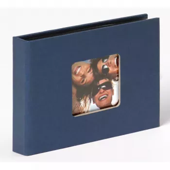 Valokuva-albumi Walther Mini-Einsteckalbum Fun sininen 36 lehteä