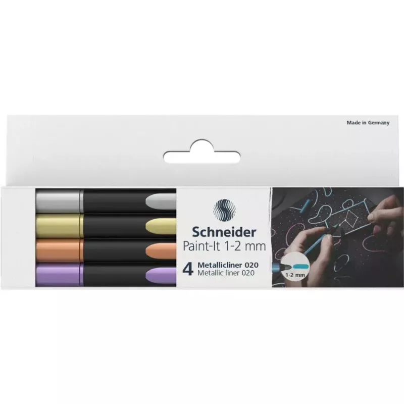 Paint-tussi Schneider Schreibgeräte ML02011501 kupari kulta hopea violetti