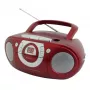 Kannettava stereojärjestelmä Soundmaster SCD5100RO — CD/radio/USB? (harmaa, punainen)