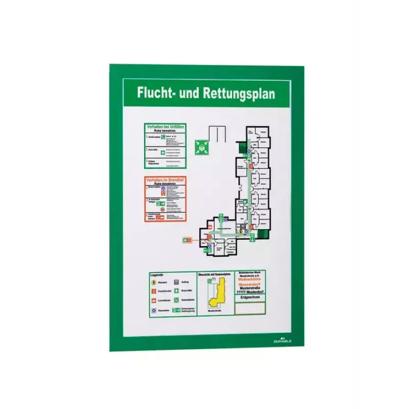 Magneettikehys A4 Durable DURAFRAME vihreä