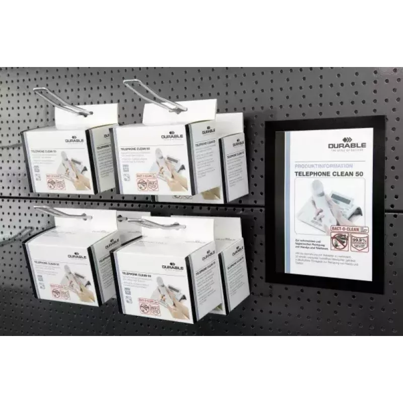 Magneettikehys Durable DURAFRAME A5 hopea