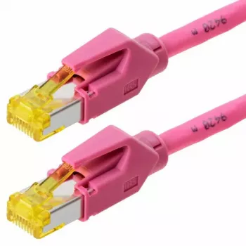 Verkkokaapeli Helos 120086 magenta 3 m Cat6a S/FTP