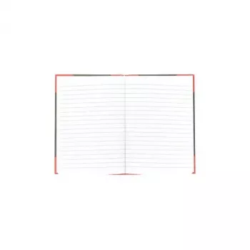 Vihko Bantex 100302813 — A5, 96 arkkia, viivoitettu, 70 g/m², kovakantinen, musta/punainen