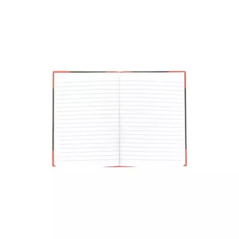 Vihko Bantex 100302813 — A5, 96 arkkia, viivoitettu, 70 g/m², kovakantinen, musta/punainen