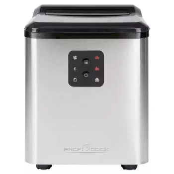 Jääpalakone ProfiCook PC-EWB 1253 — 12 kg/24h, 1,5 L säiliö, 2 jääpalakokoa, 120 W, musta/harmaa