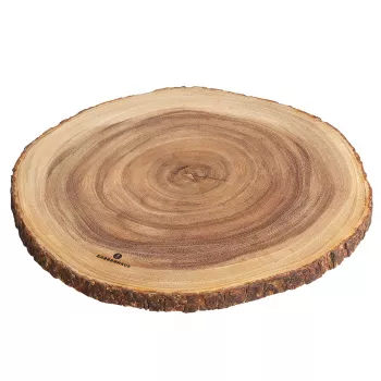 Leikkuulauta Zassenhaus 059083 pyöreä puu 450x450x45 mm