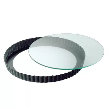 Kaiser 23.0062.2040 irtopohjavuoka pyöreä musta 28 cm