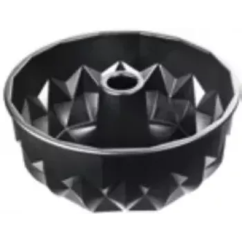 Kaiser 2300646794 kakkuvuoka pyöreä uurrettu pinta 25,5x25,5x11,5 mm