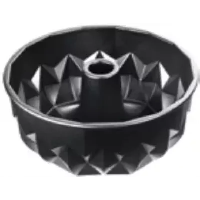 Kaiser 2300646794 kakkuvuoka pyöreä uurrettu pinta 25,5x25,5x11,5 mm