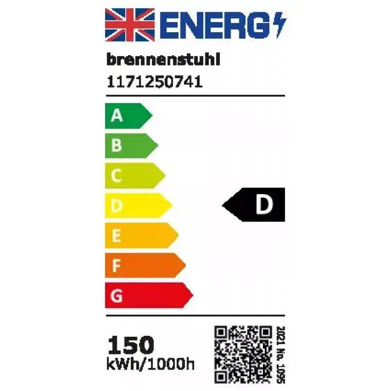 Valonheitin Brennenstuhl 1171250741 musta 150 W LED IP65