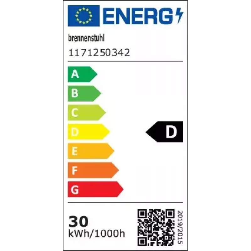 Valonheitin Brennenstuhl 1171250342 30 W LED musta IP65