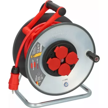 Jatkopistorasia Brennenstuhl SC 3210 4 AC-lähtöä 3000 W musta punainen hopea