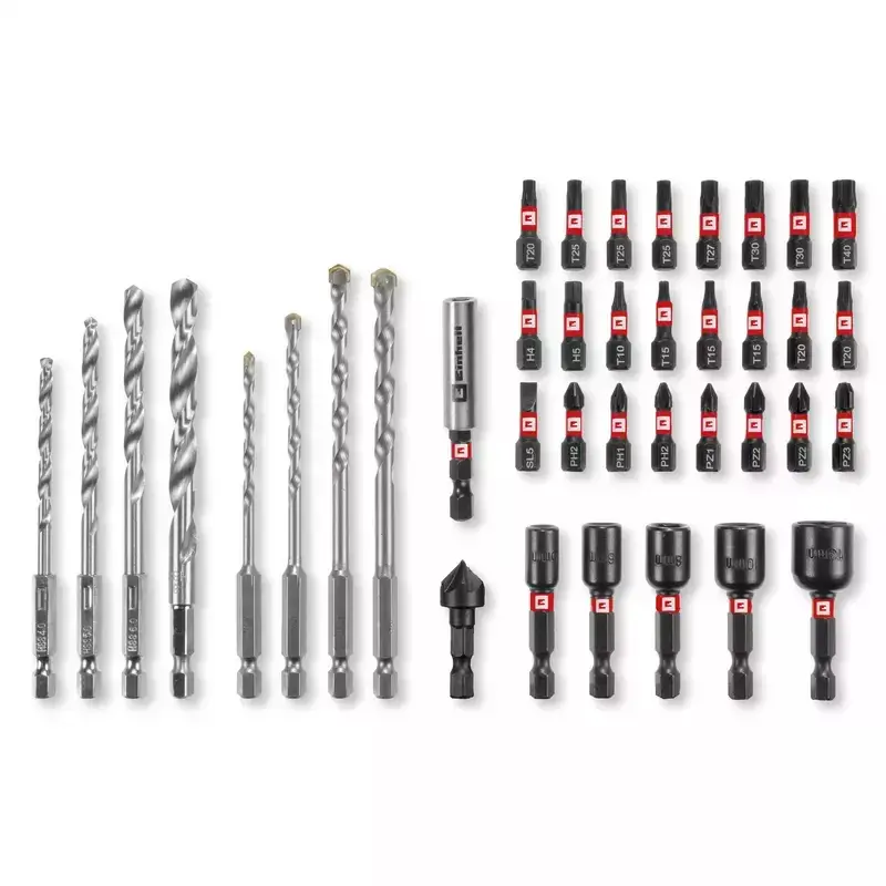 Poranteräsarja Einhell 49108763 39 kpl 25 mm pituus