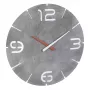 Seinä kello TFA-Dostmann CONTOUR pyöreä harmaa valkoinen 35 cm