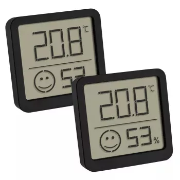Elektroninen ympäristölämpömittari TFA-Dostmann 30.5053.01.02 sisätiloihin musta