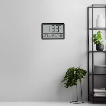 Digitaalinen herätyskello TFA-Dostmann 60.4523.01 musta LCD