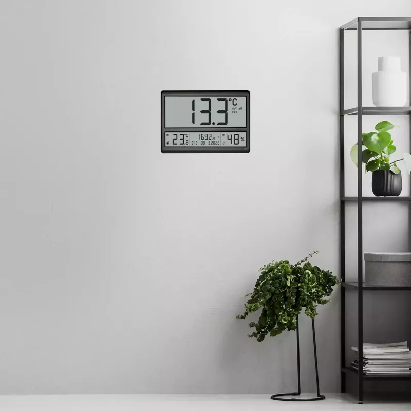 Digitaalinen herätyskello TFA-Dostmann 60.4523.01 musta LCD