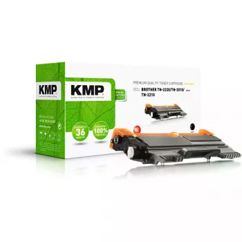 Värikasetti KMP Brother TN-2220 2600 sivua musta