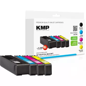 Värikasetit KMP HP 970/971XL monipakkaus musta