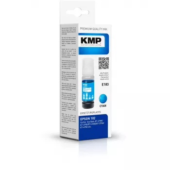 Mustesuihkukasetti KMP E183 yhteensopiva syaani