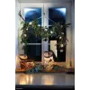 Pöytävalaisin Krinner LUMIX Deco Glass Basic LED läpinäkyvä bambu lasi