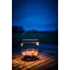 Pöytävalaisin Krinner LUMIX Deco Glass Basic LED läpinäkyvä bambu lasi