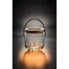 Pöytävalaisin Krinner LUMIX Deco Glass Basic LED läpinäkyvä bambu lasi