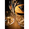 Pöytävalaisin Krinner LUMIX Deco Glass Basic LED läpinäkyvä bambu lasi